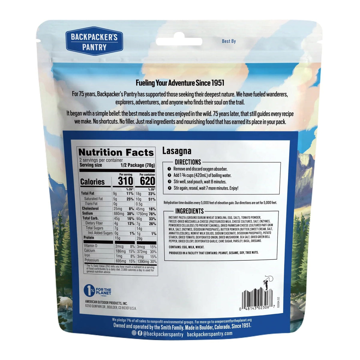 Lasagna 1-Pack E485