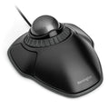 Black-Grey Trackball Mouse with Scroll Ring Q463400