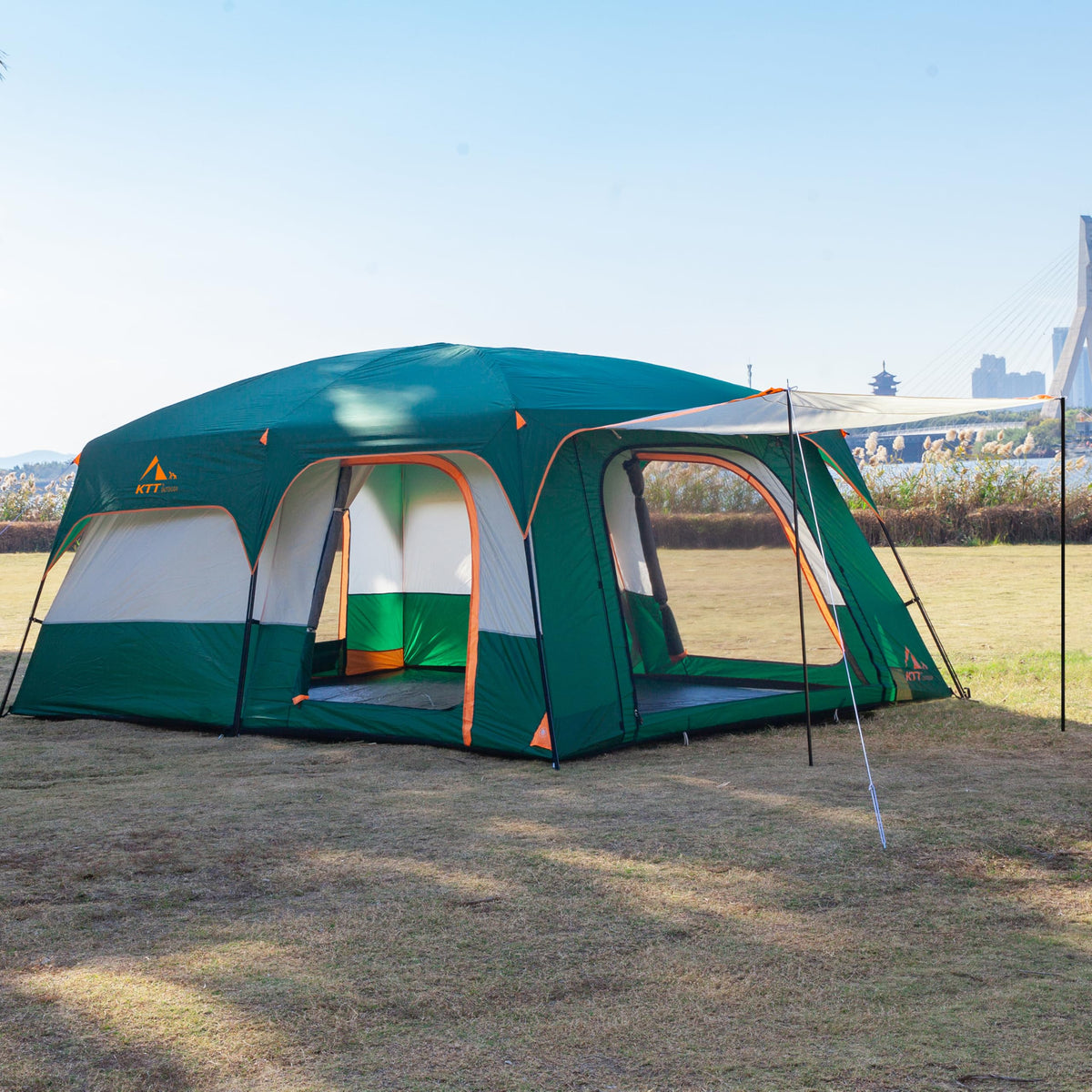 Extra Large 10-12-14 Person Cabin Tent B633587