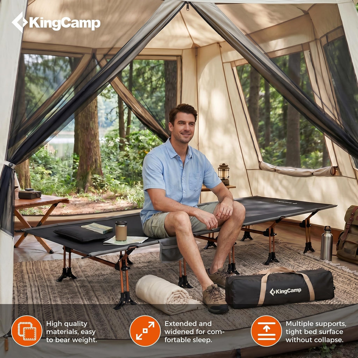 Lightweight Camping Cot C15449